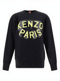 Kenzo Paris Large Logo Black Sweatshirt